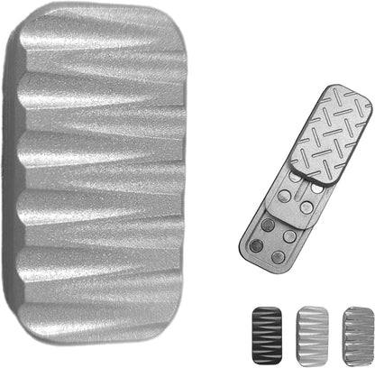 Fidget Slider 3 Layer EDC Metal Magnetic Fidget Toys Adults, Desk Toys Gift for Stress Relief (Grey)