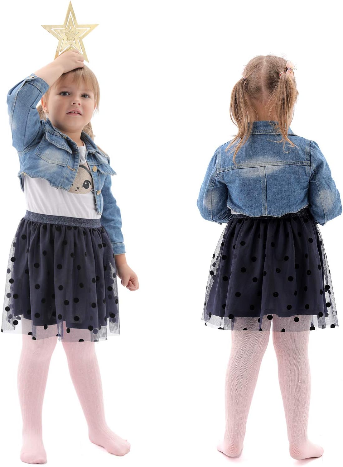 EPEIUS Baby Girl Tights Thick Cable Knit Leggings Stockings Cotton Pantyhose for Newborn Infant Toddler 3/4/5/6 Pack