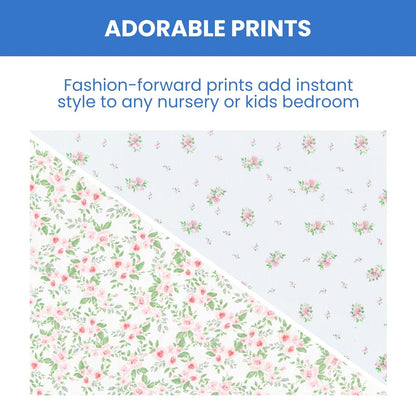 Delta Children Fitted Crib Sheets for Girls and Boys - Crib Sheet for Standard Crib and Toddler