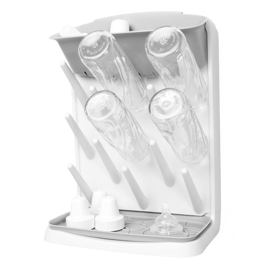 Ubbi Vertical Baby Bottle Drying Rack, Space Saving Countertop Bottle Dryer