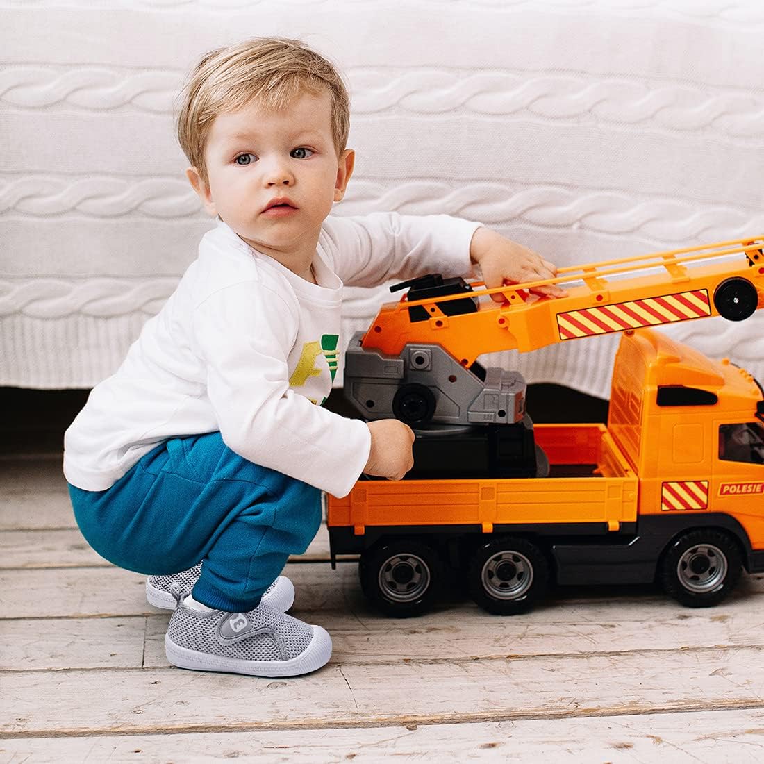 BMCiTYBM Baby Shoes Infant Boy Girl First Walker Shoes Toddler Walking Shoes Lightweight Non-Slip Sneakers for 6 9 12 18 24 Months