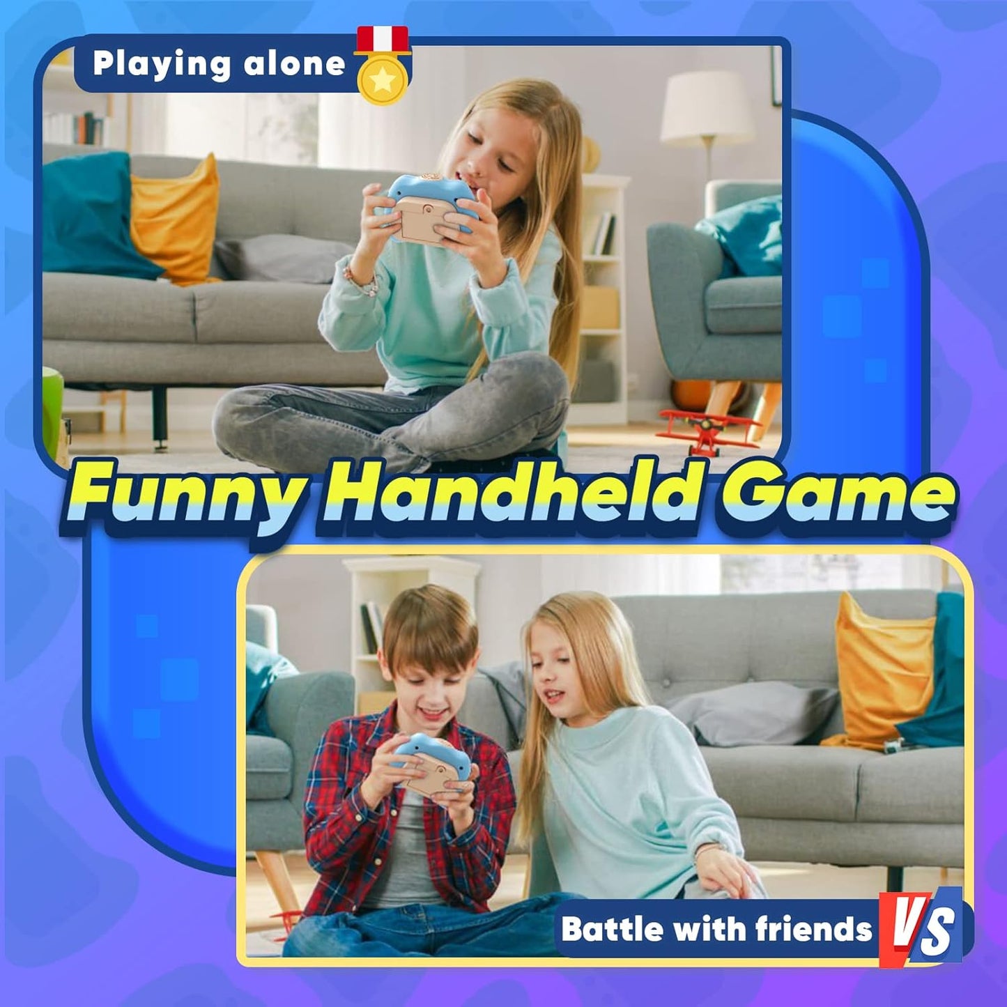Handheld Game for Kids 6-12, Sensory Fidget Toys for kids 8-12, Birthday Gifts for 6 7 8 9 Year Old