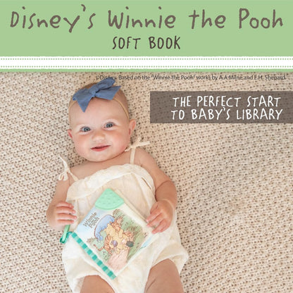 Kids Preferred Winnie The Pooh Soft Book with On The Go Clip, 5 Inches