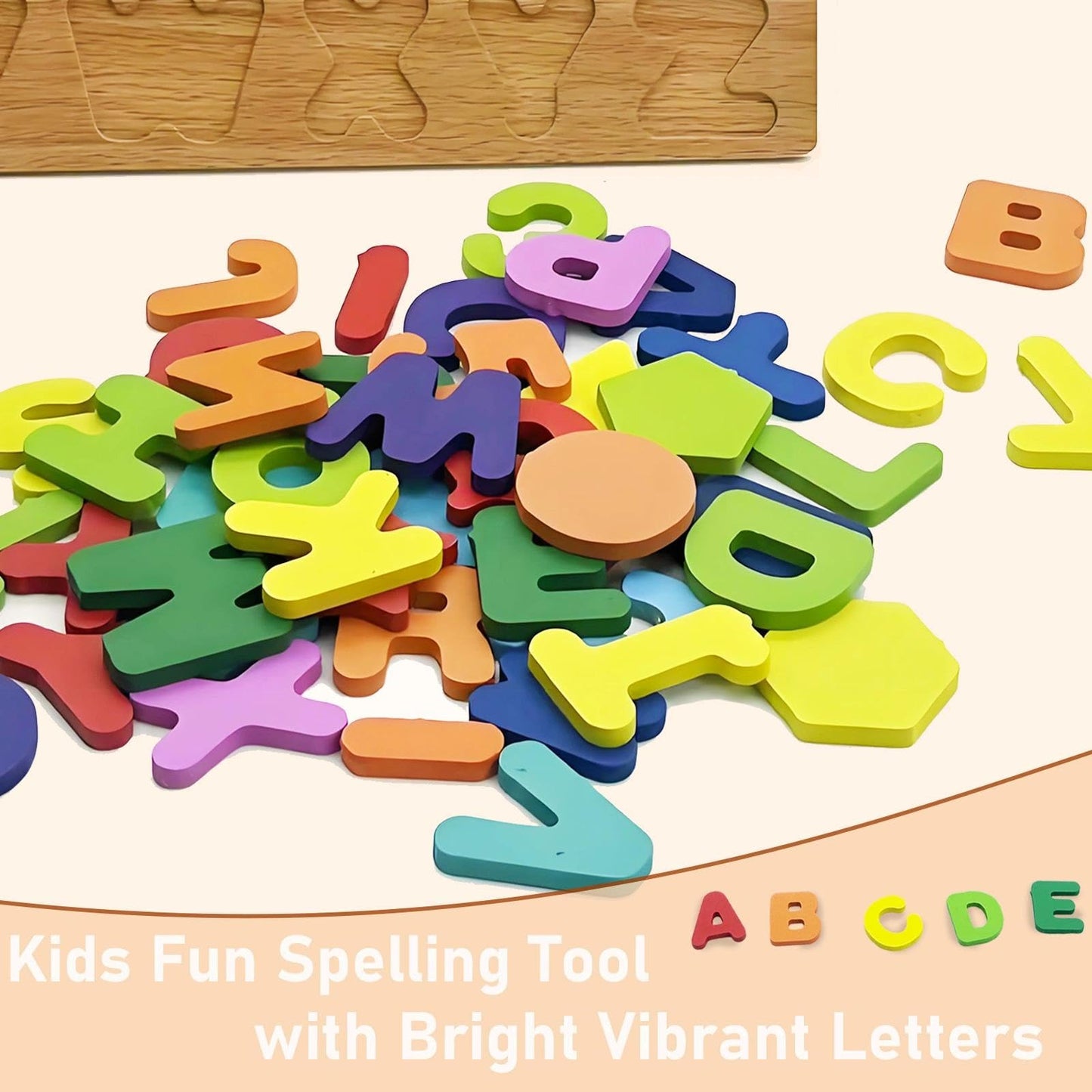 Wooden Puzzles for Toddlers 3-5, Boys & Girls, Montessori Toddler