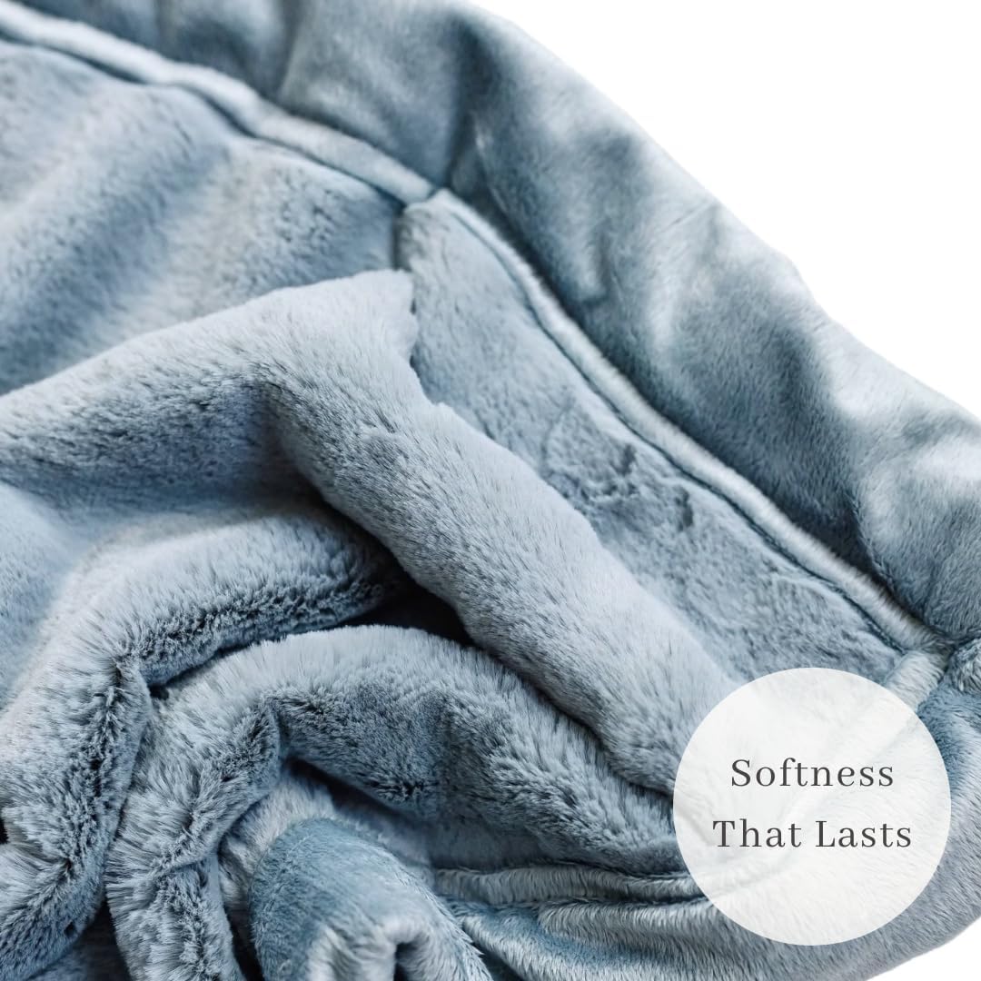 SARANONI Receiving Blankets for Babies Super Soft Boutique Quality Lush Luxury Baby Blanket (Slate