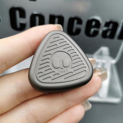 EDC Fidget Sliders Fidget Toys Stress Relief for Adults Magnetic Metal Triangle Fingertip Sliders Desk Toy Spinning Push Card