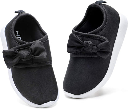 nerteo Toddler Girl Shoes Lightweight Slip On Sneakers for Kids