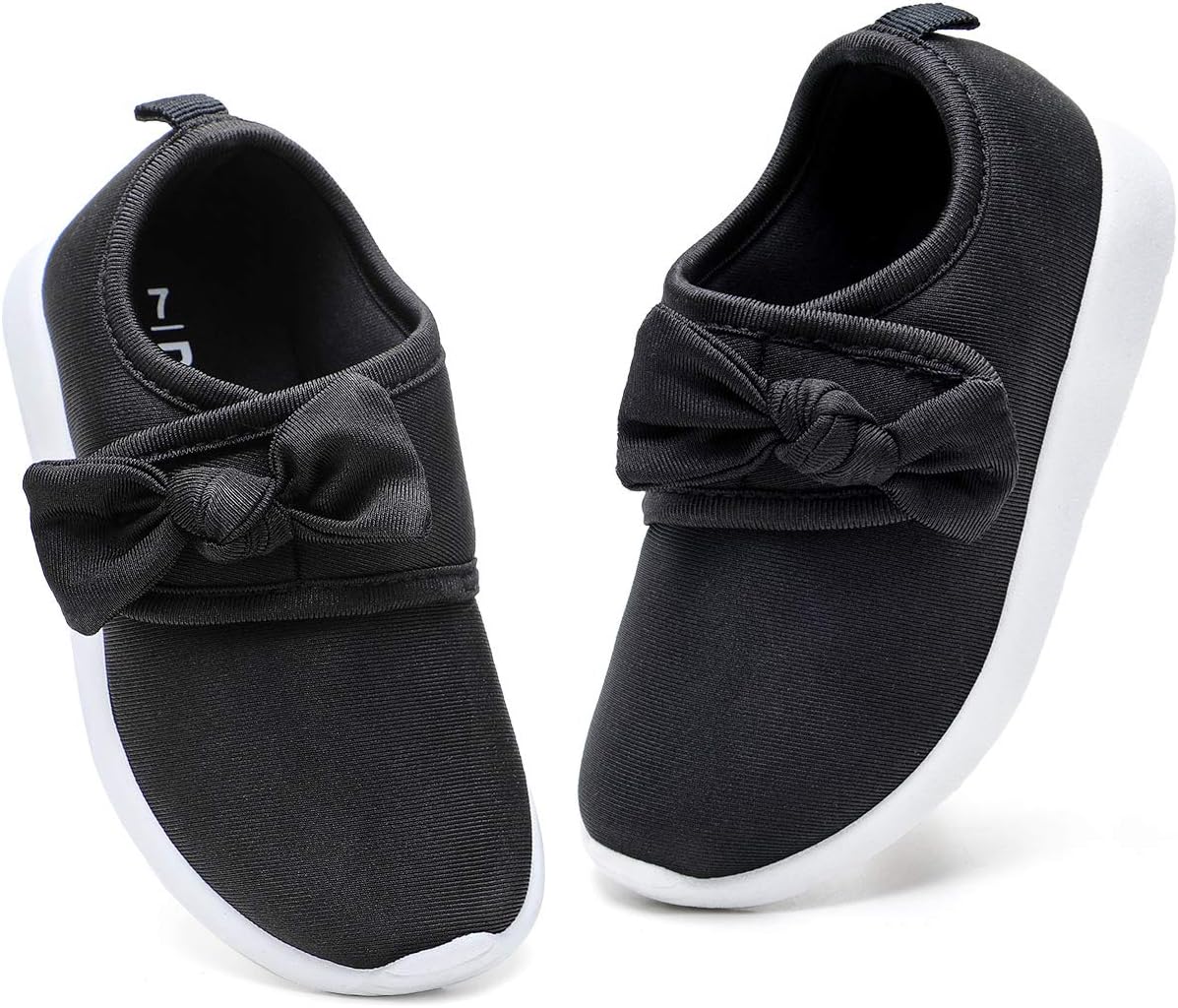 nerteo Toddler Girl Shoes Lightweight Slip On Sneakers for Kids