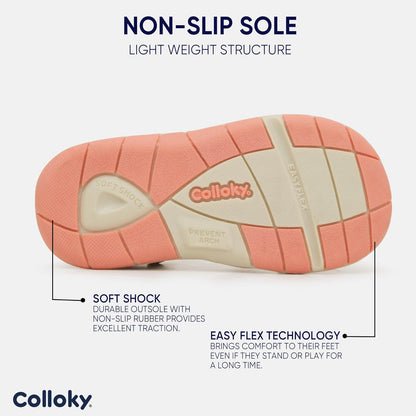 Toddler Girls Fisherman Buckle Sandals - Comfortable Summer Sandals with Closed Toe & Adjustable Strap for Daily Wear & Outdoor Play