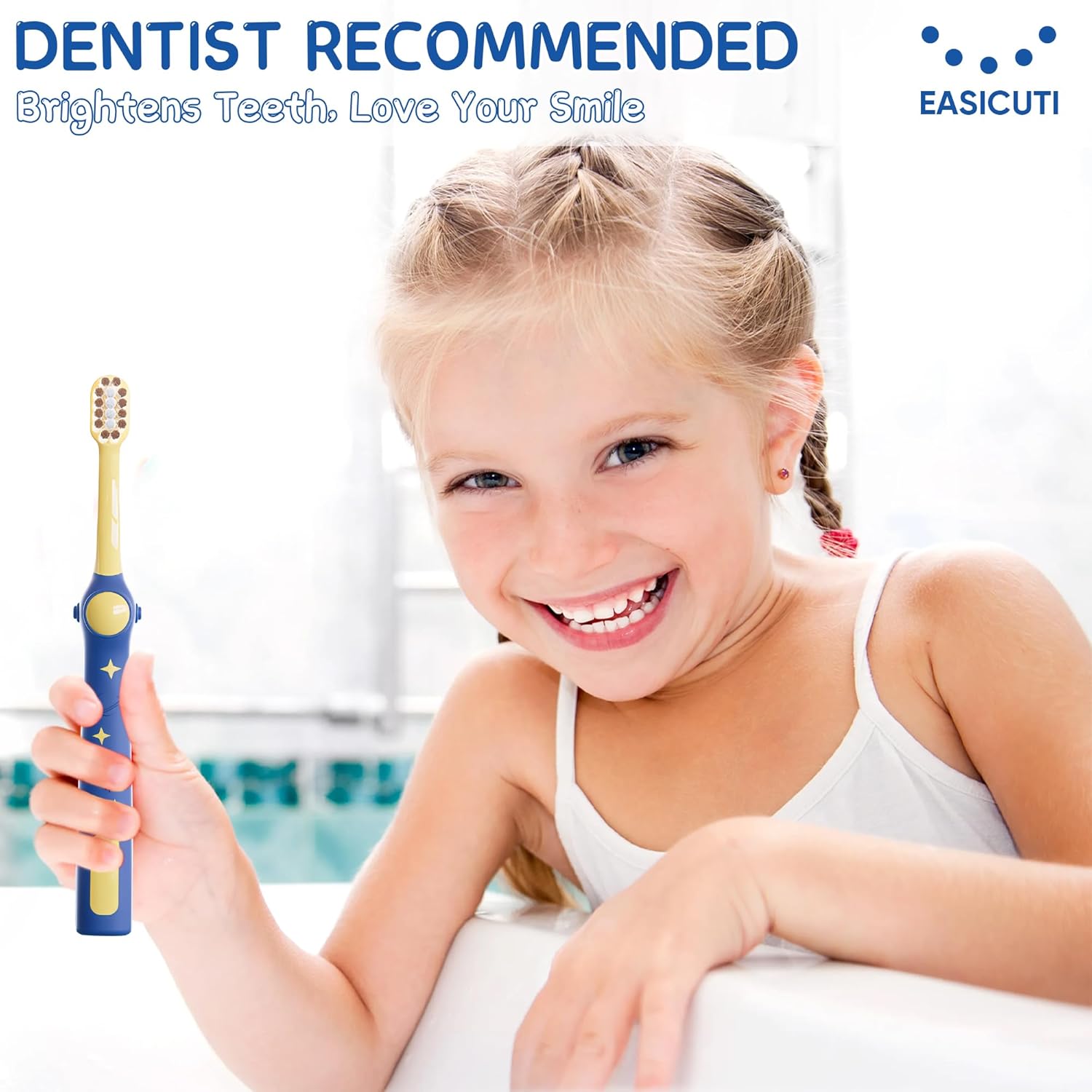 EASICUTI Extra Soft Toddler Toothbrushes 8 Pack, Space Style Kids Toothbrushes for Ages 2-12 Years