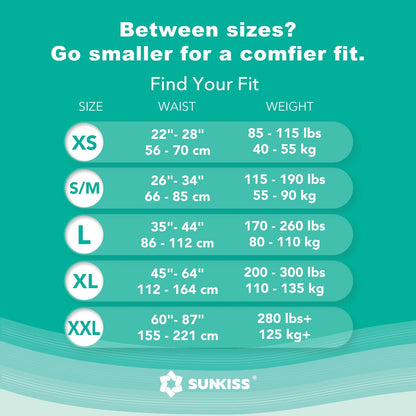 SUNKISS TrustPlus Adult Diapers with Maximum Absorbency, Unisex Disposable Incontinence Briefs with Tabs for Men and Women, Odor Control, XXLarge, 60 Count (4 Packs of 15)