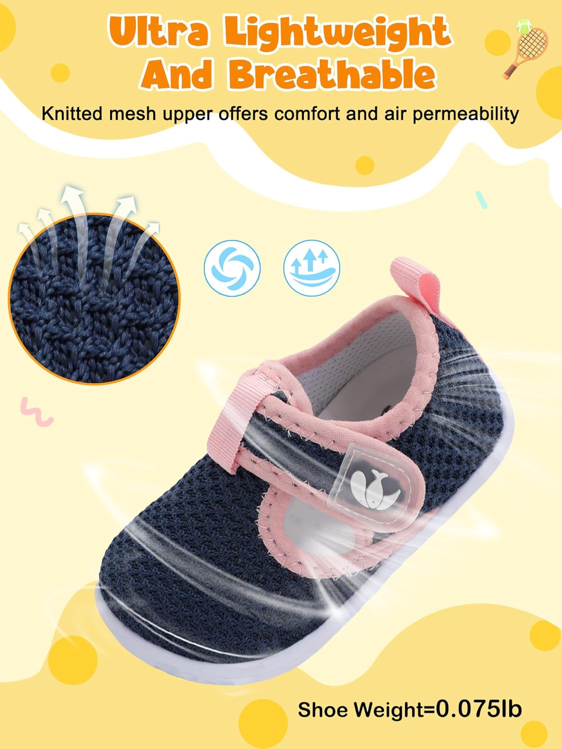 FEETCITY Barefoot Baby Shoes Girls Boys Walking Shoes Infant Sneakers Lightweight Flexible Newborn Dress School Shoe