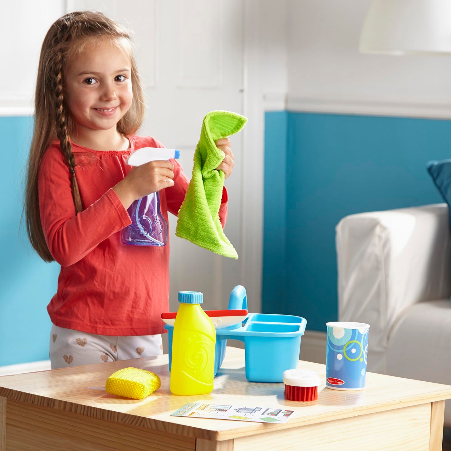 Melissa & Doug Spray, Squirt & Squeegee Play Set - Pretend Play Cleaning Set