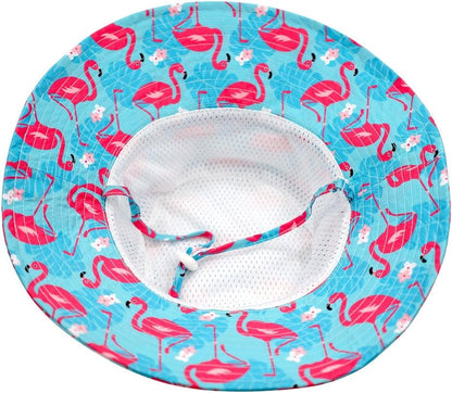 Home Prefer UPF50+ Wide Brim Sun Hat Boys Girls Sun Protection Hat Zoo Beach Swim Safari Bucket Hat for Baby Toddler Kid