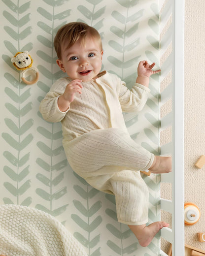 Yoofoss Baby Pack and Play Sheets 2 Pack for Boys and Girls - 38x26 Mini Crib Sheets Fitted Neutral