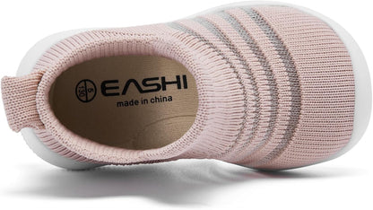 Engtoy Baby Shoes & Socks - Non-Slip Breathable Slippers with Soft Rubber Sole - Baby Boys & Girls Slip On Sneakers