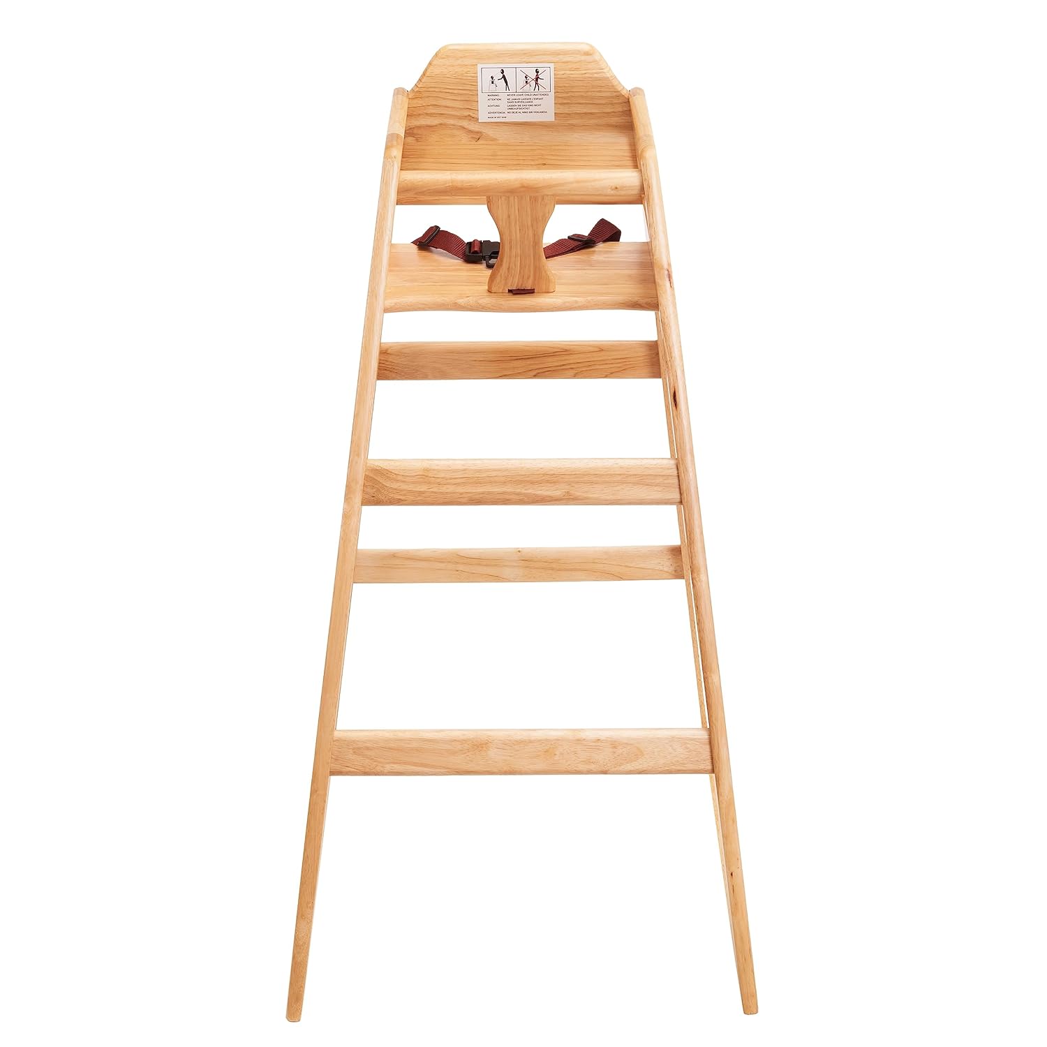 Seating Ready-to-Assemble Restaurant Wood Bar Height High Chair, Baby Highchairs, Durable Dining