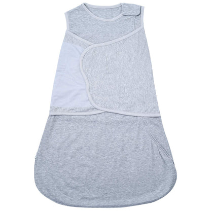 Baby Sleep Sack Swaddle,Adjustable Wearable Baby Sleep Sack XL,Miracle Swaddles for Babies Large,100% Cotton,6-12 Months(Gray)
