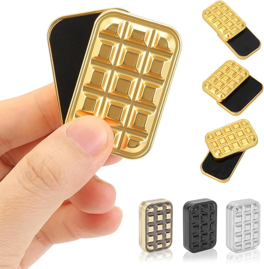 Fidget Slider for Adults - Brick Slider Metal Fidget Toys, Anxiety/ADHD/Annoy Relieving EDC Metal