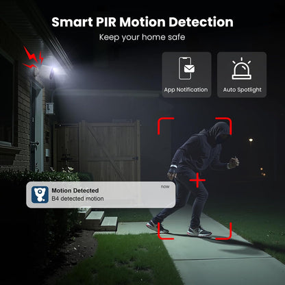 litokam Security Cameras Wireless Outdoor, 2K Battery Powered Outdoor Camera Wireless with Full Color Night Vision, PIR Motion Detection, 2.4G WiFi Home Indoor Camera with IP65 Waterproof, 2-Way Talk