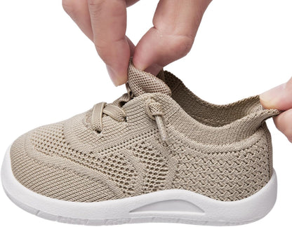 MORENDL Toddler Shoes Baby Walking Sock Shoes Infant Sneakers 0-4 Years Boy Girl Barefoot Tennis Shoe Non-Slip Brethable