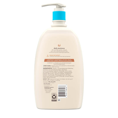 Aveeno Baby Daily Moisture Gentle Bath Wash & Shampoo with Natural Oat Extract, Hypoallergenic