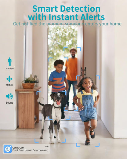 VIMTAG 4K Indoor Cameras for Home Security 2-Pack – Pet, Dog, Cat & Baby Monitor with Phone App, Audio & Speaker, Nanny Cam, 360° View, 5G/2.4G WiFi, Motion Detection, Night Vision, SD/Cloud Storage