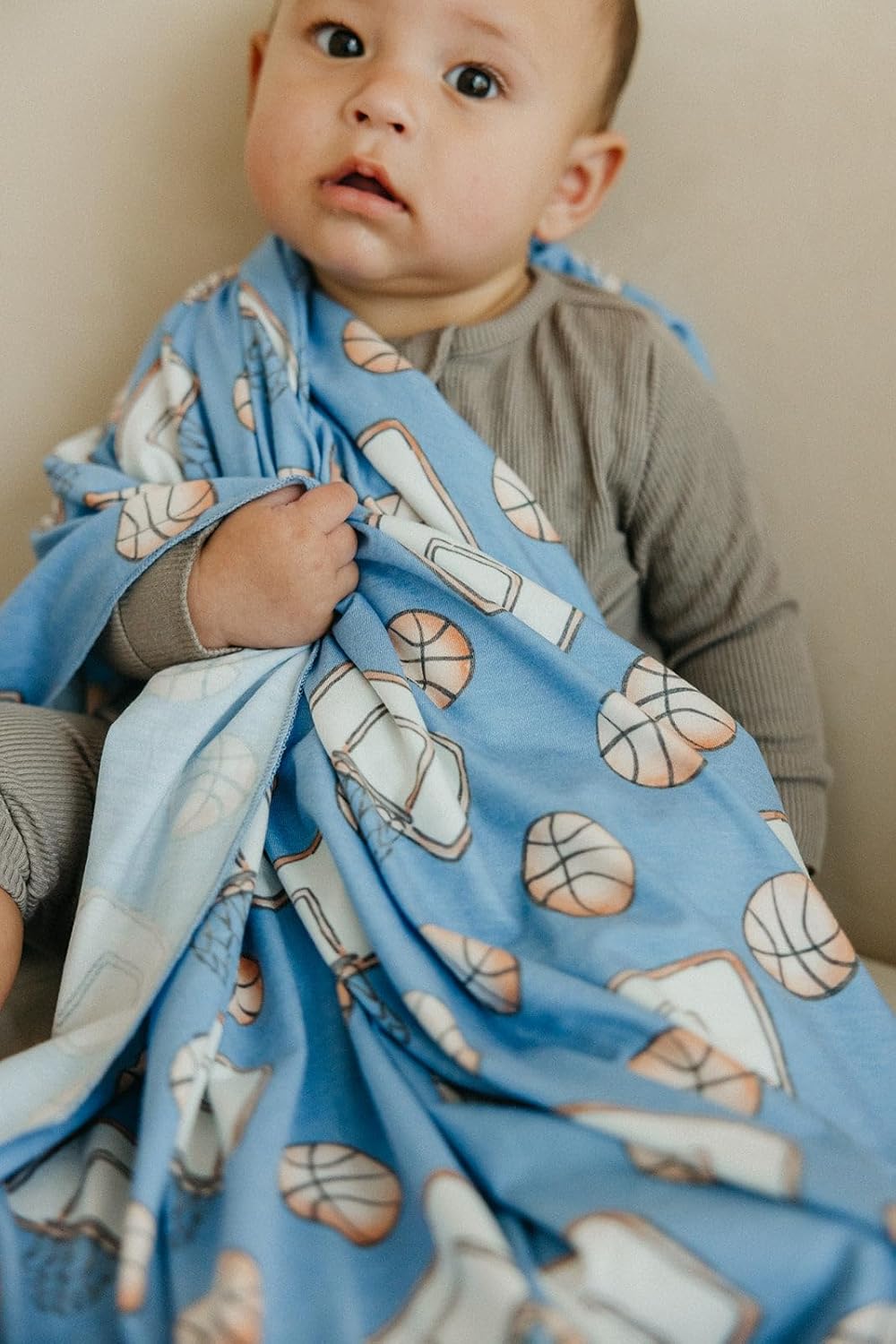 Copper Pearl Baby Swaddle Blanket - Premium Knit Baby Blanket, Large Soft Stretchy Receiving