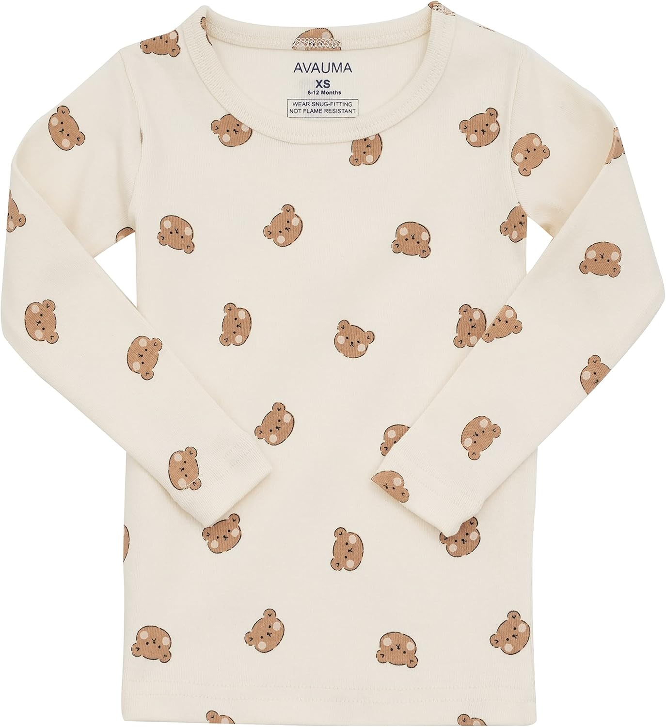 AVAUMA Baby Boys Girls Pajama Set 6M-8T Kids Cute Toddler Snug fit Pjs Cotton Sleepwear