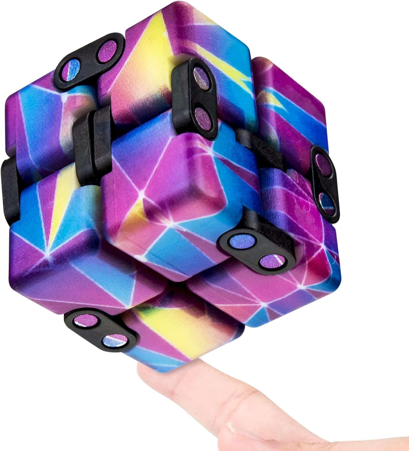 Infinitycube Fidget Toy Stress Relieving Fidgeting Game for Kids and Adults,Cute Pocket-sized