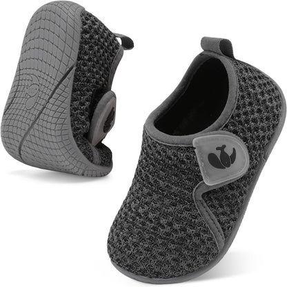 FEETCITY Toddler Walking Shoes Slip On Toddler Shoes Boys Girls Kids Sports Sneakers Casual School Shoes Barefoot Shoes