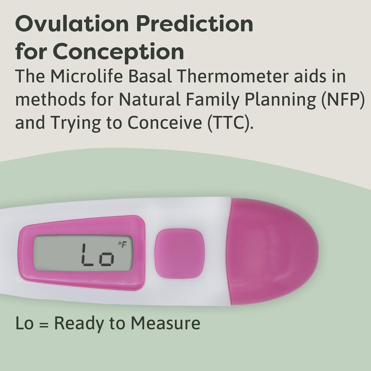Microlife Digital Basal Thermometer 1/100th Accurate, Fertility Prediction and Ovulation Tracking