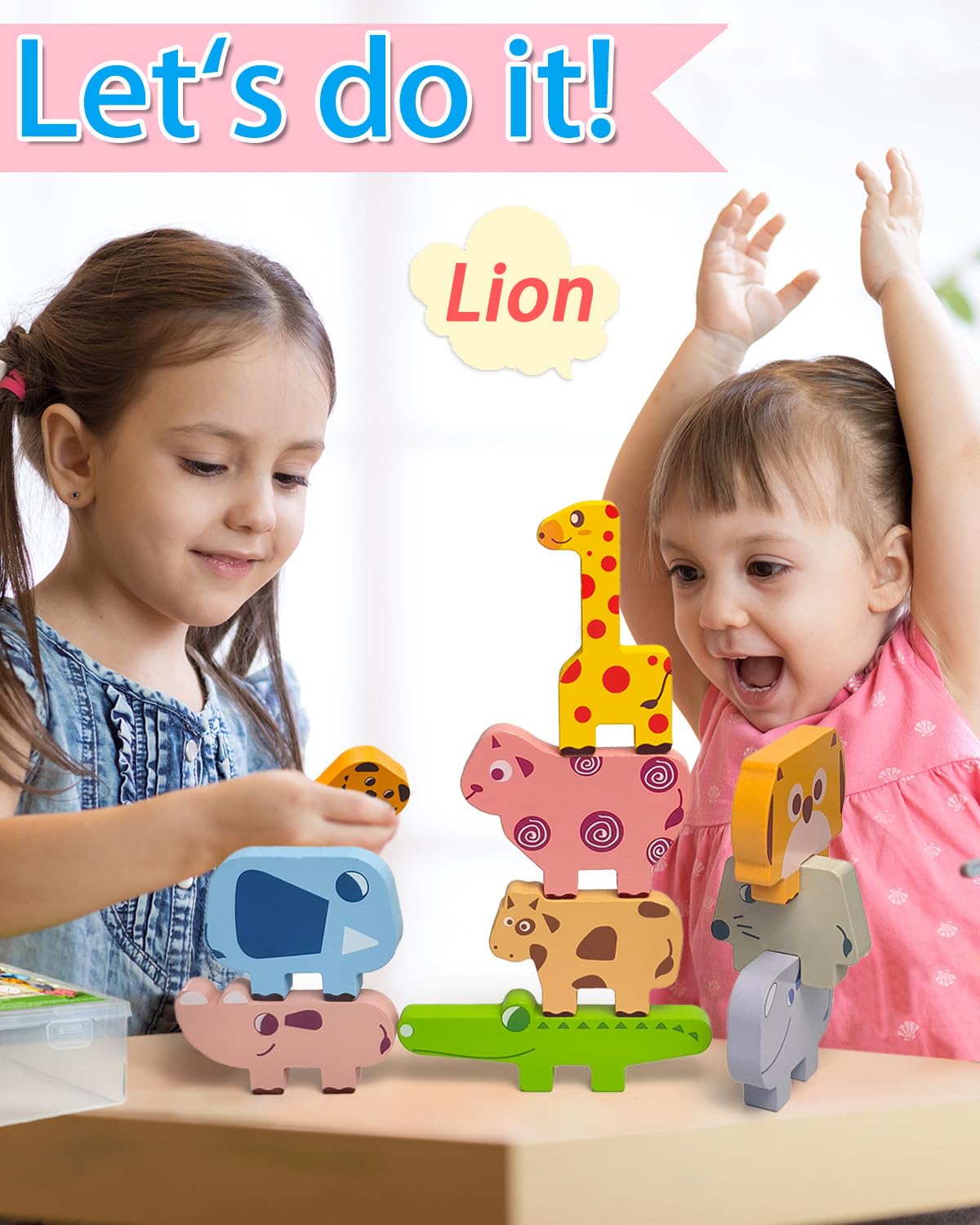 Vaiheng Toys for Toddlers 1-3, Montessori Toys for 1 2 3 4 Year Old Boys & Girls, Toy Age 2-4 0-2