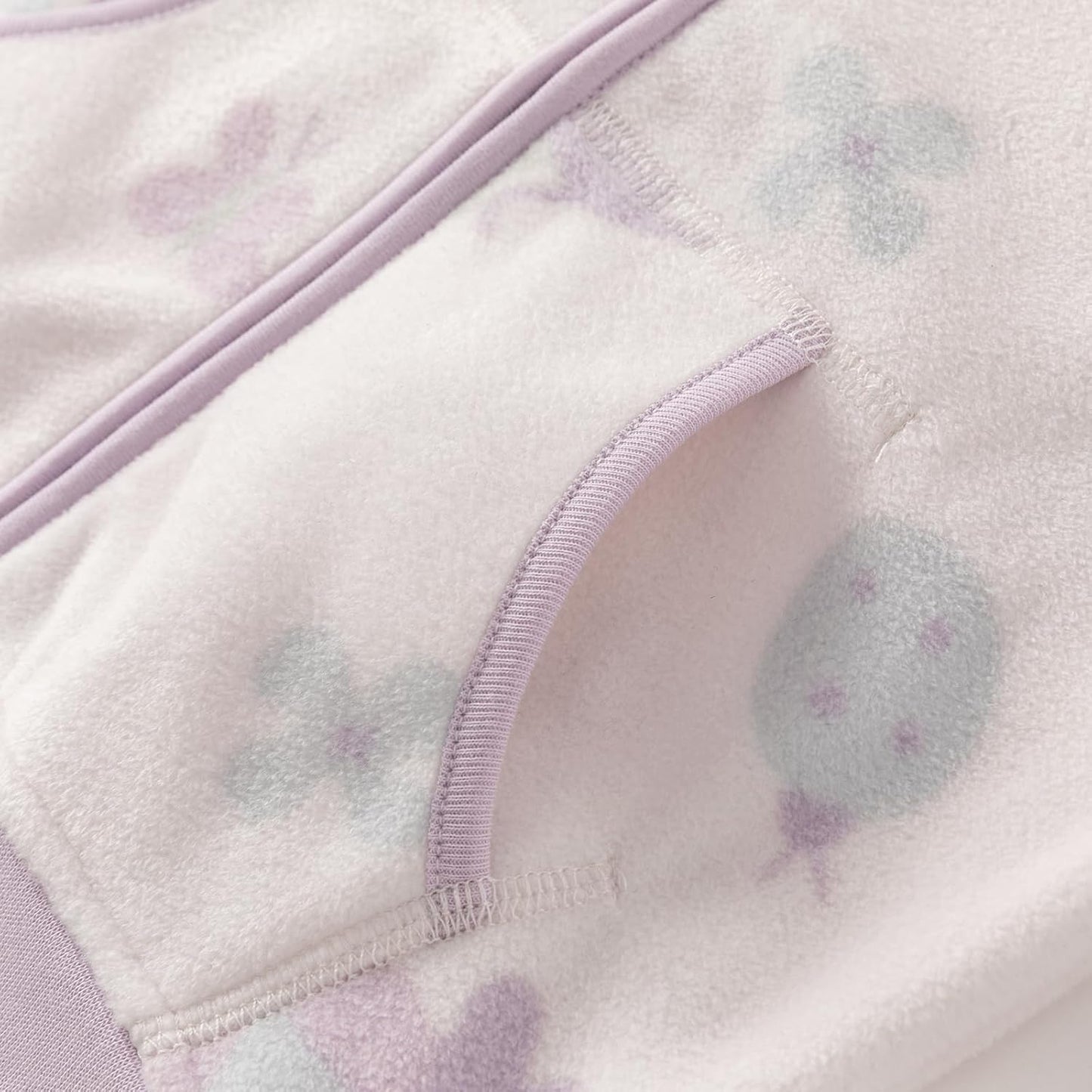 DAVE & BELLA Kids Printed Polar Fleece Jacket Toddler Baby Boys Girls Zip Up Long Sleeve Spring Fall Warm Outerwear Coat