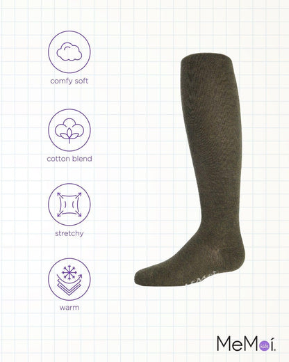 MeMoi Soft Pima Cotton Tights for Girls, Soft and Lightweight Opaque Tights for girls - Sizes 8 to 16