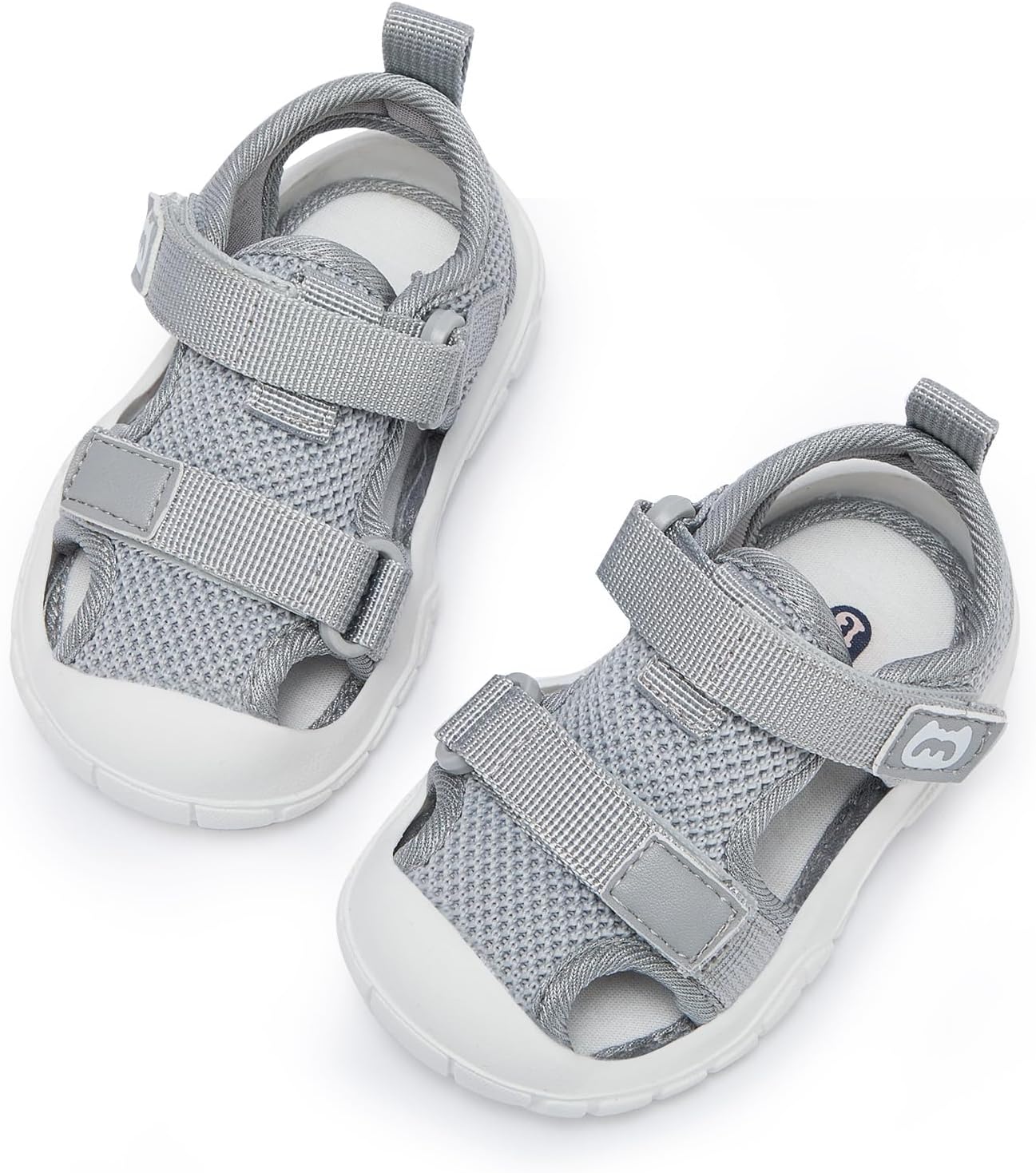 BMCiTYBM Baby Boy Girl Closed Toe Summer Sandals Lightweight Shoes Infant Non-Slip First Walking Sneakers 6 9 12 18 24 Months