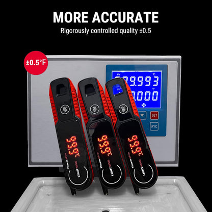 ThermoPro Lightning 1-Second Instant Read Meat Thermometer, Kitchen Food Thermometer with Auto