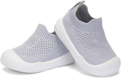 Engtoy Baby Shoes & Socks - Non-Slip Breathable Slippers with Soft Rubber Sole - Baby Boys & Girls Slip On Sneakers