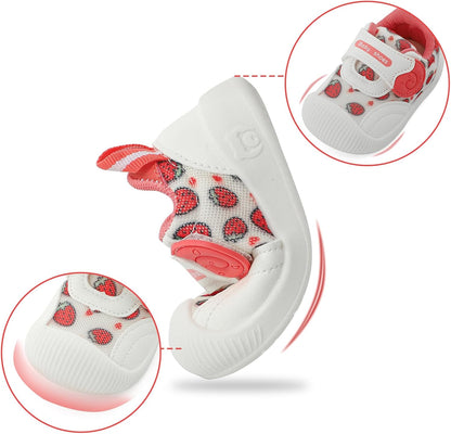 Baby Shoes Boys Girls First Walkers Cute Animals Toddler Sneakers Prewalkers Rubber Sole