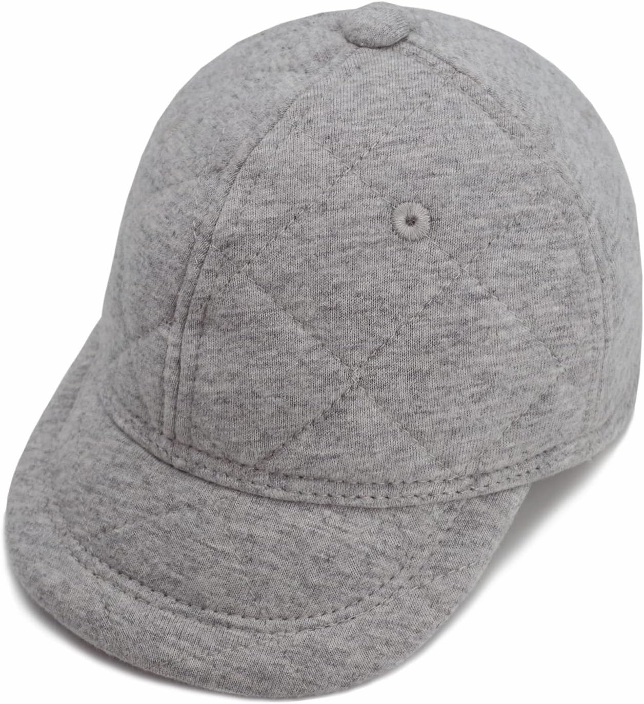 Keepersheep Baby Baseball Cap Infant Sun Hat, Cotton Knit with Soft Brim, Adjustable Soft Newborn Toddler Cap