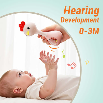 iPlay, iLearn Baby Shaker Rattles, Sensory Teething Toy Babies 3-6-12 Month