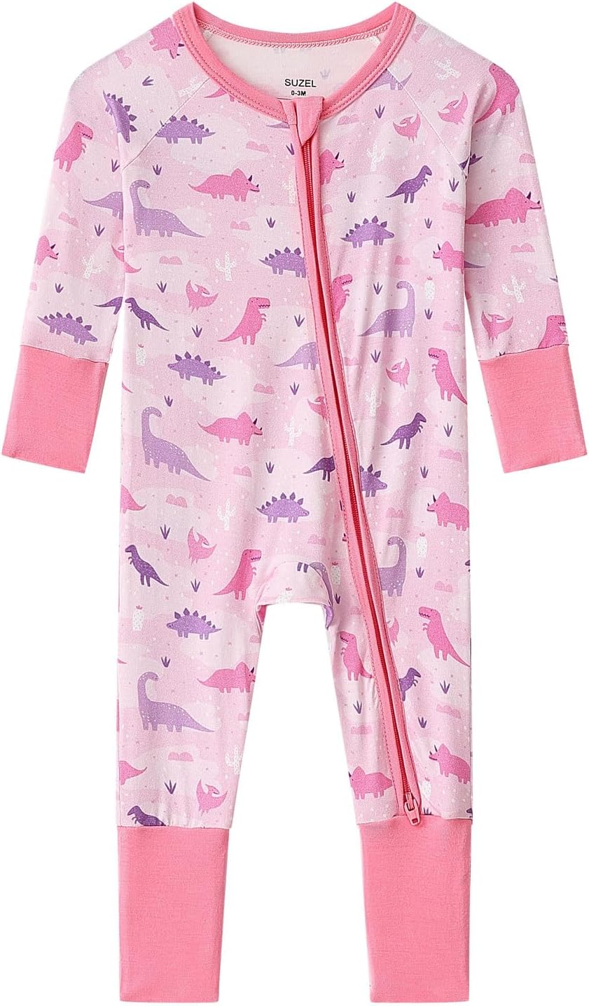 Baby Viscose from Bamboo Footless Pajamas Boys Girls Zippy Pjs Sleep 'N Play Romper - 0-24 Months