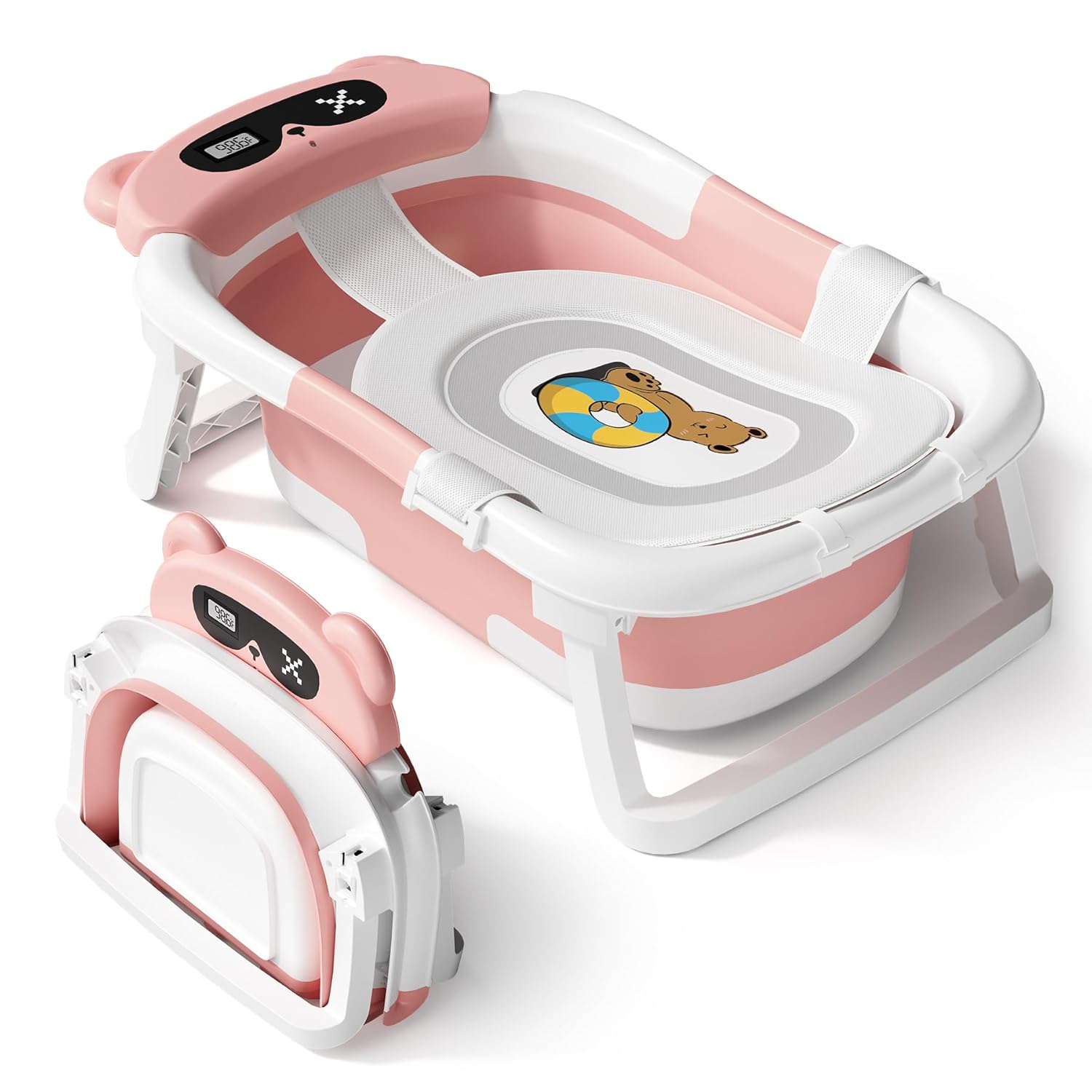 AVIDOR Baby Bathtub,Collapsible Bathtub for Newborn to Toddler,Durable Essential Infant Bath