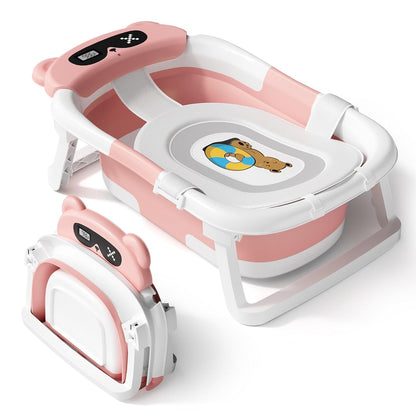 AVIDOR Baby Bathtub,Collapsible Bathtub for Newborn to Toddler,Durable Essential Infant Bath