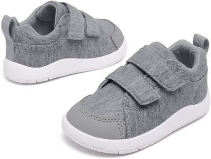 MORENDL Wide Toe Box Shoes Toddler Barefoot Shoes Baby Walking Shoe Boy Girl Non-Slip Zero Drop Minimalist Sneakers Comfort Tennis Outdoor Activities