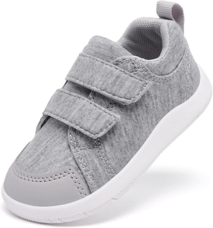 MORENDL Wide Toe Box Shoes Toddler Barefoot Shoes Baby Walking Shoe Boy Girl Non-Slip Zero Drop Minimalist Sneakers Comfort Tennis Outdoor Activities
