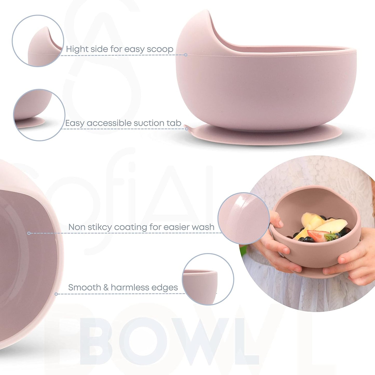 All In One Silicone Feeding Set - Safe for 6-12 Months - Non-Toxic Baby Led Weaning Supplies