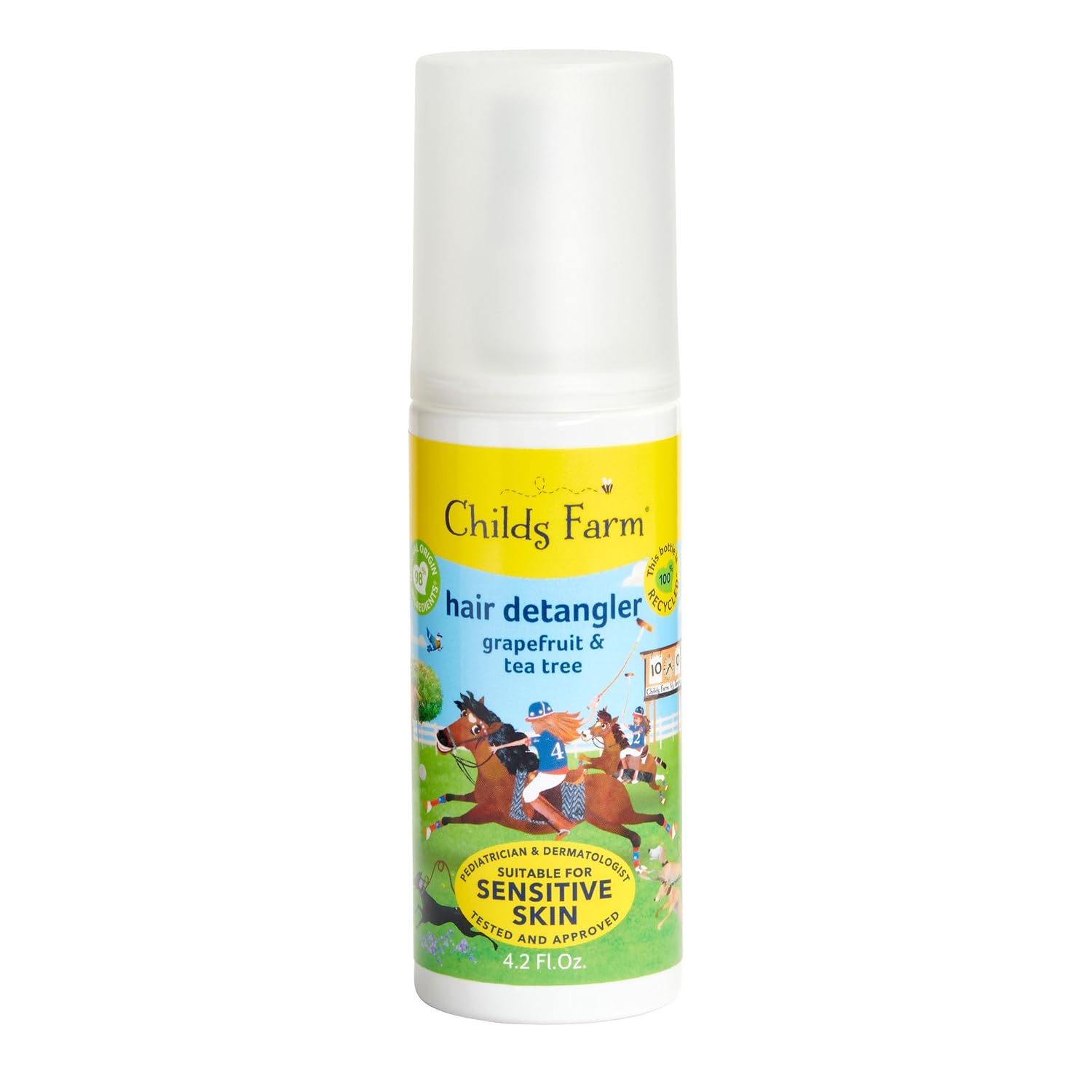 Childs Farm, Kids Hair Detangler, Grapefruit & Organic Tea Tree, Suitable for Dry, Sensitive &