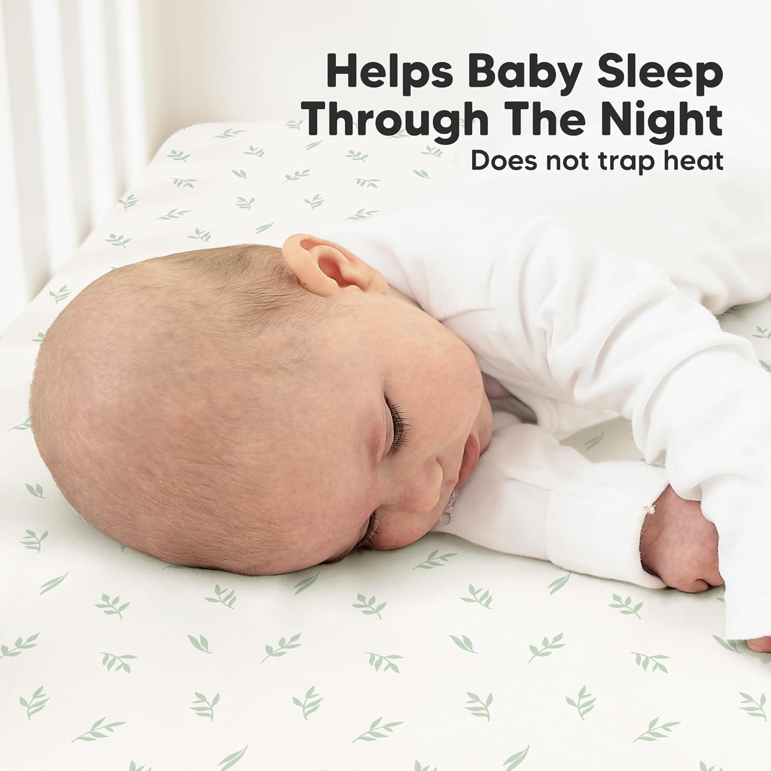 KeaBabies 2-Pack Organic Crib Sheets for Boys, Girls - 52x28 Fitted Crib Mattress Sheet Neutral