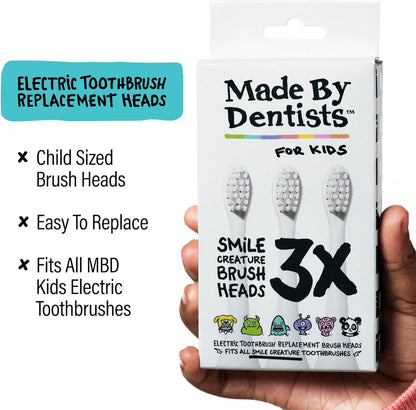 Kids Electric Toothbrush - Rechargeable Vibrating Toothbrush with Timer, Includes 6 Replacement